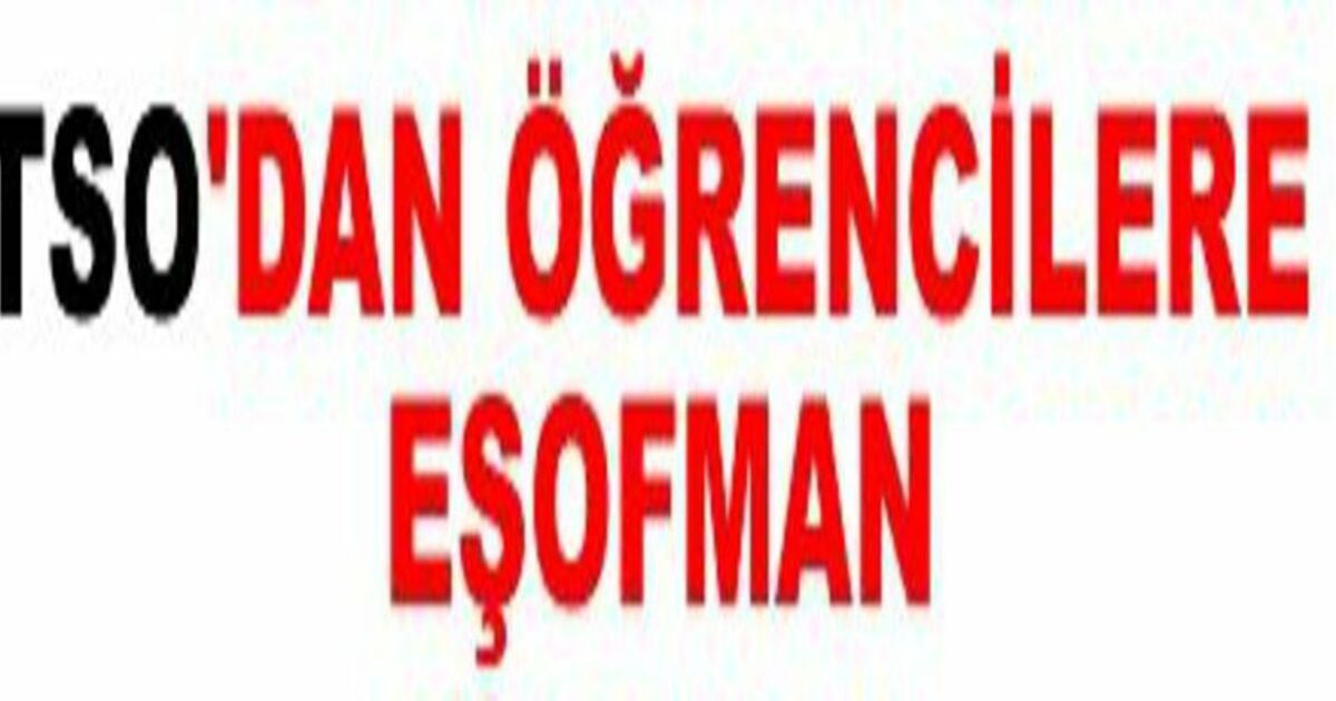 Bafra Tso Öğrencilere Eşofman Dağıttı