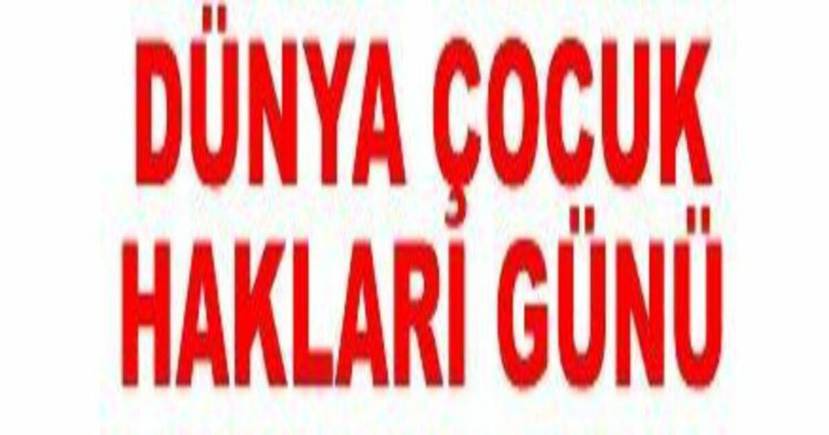 Dünya Çocuk Hakları Günü
