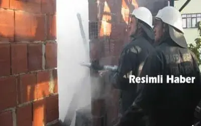 Çatı Yangını Korkuttu