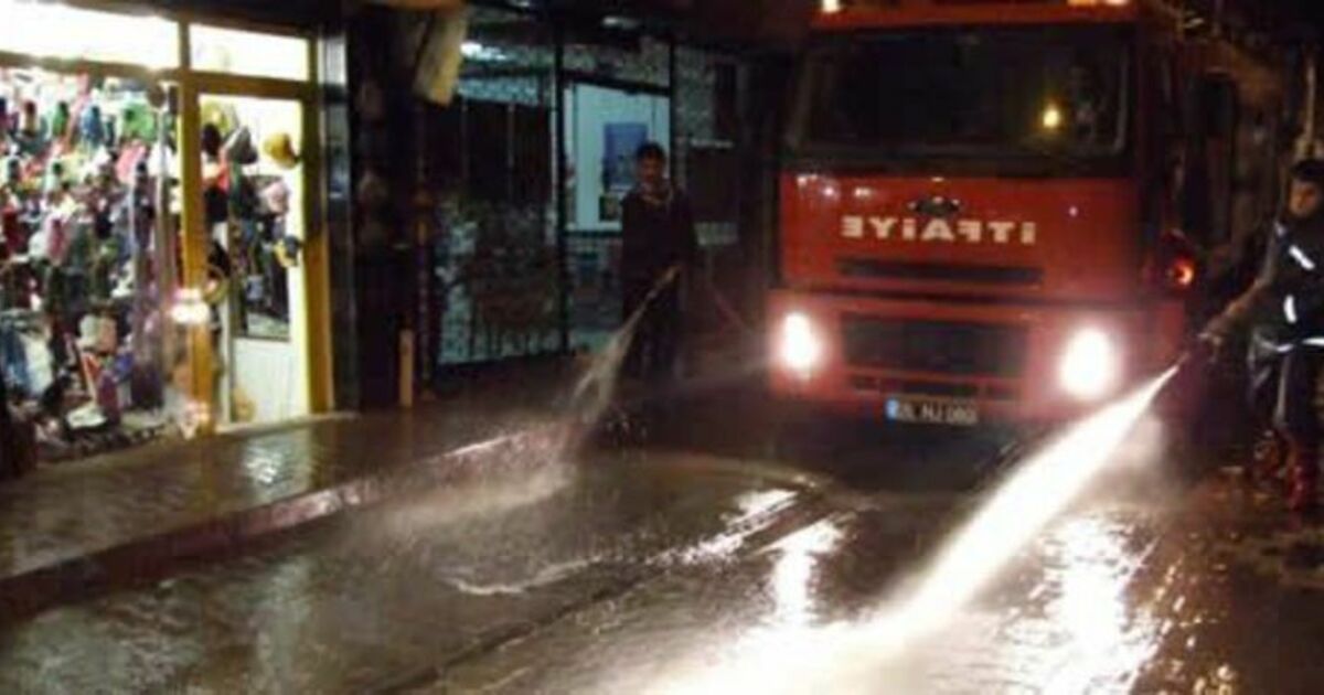 Bafra`da Yollar Pırıl Pırıl