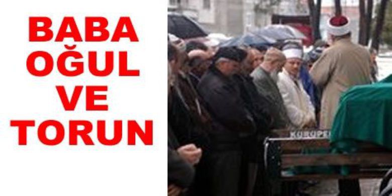 Baba Oğul Ve Torun Toprağa Verildi - Samsun`un 19 Mayıs ilçesindeki trafik kazasında hayatını kaybeden aynı aileden 3 kişi, Yörükler beldesinde toprağa verildi.
