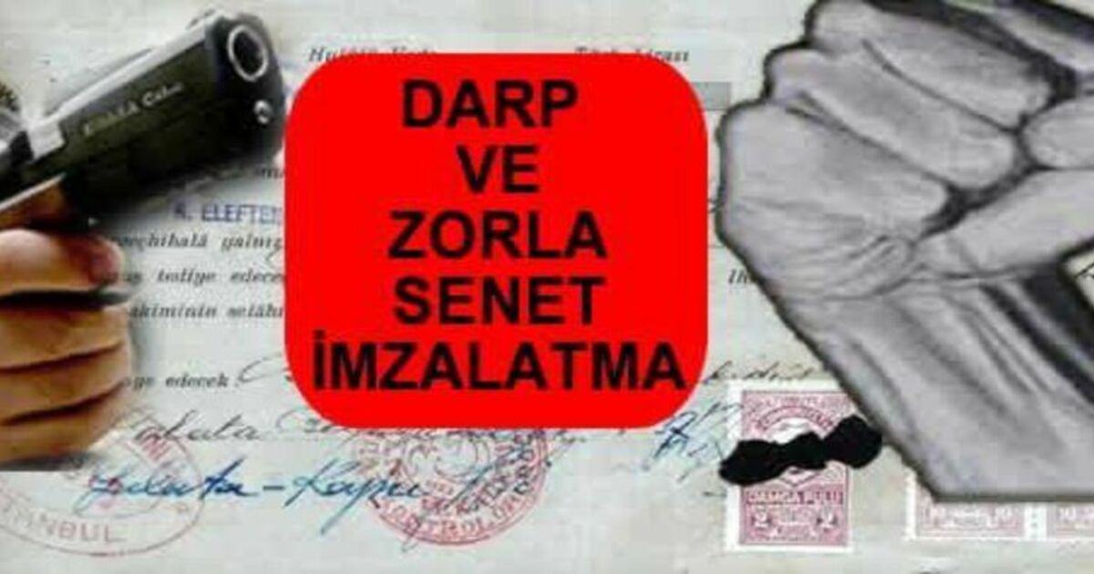 Bafra`da Zorla Senet İmzalatma