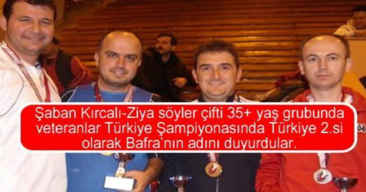 Badmintonda Bafra Başarısı