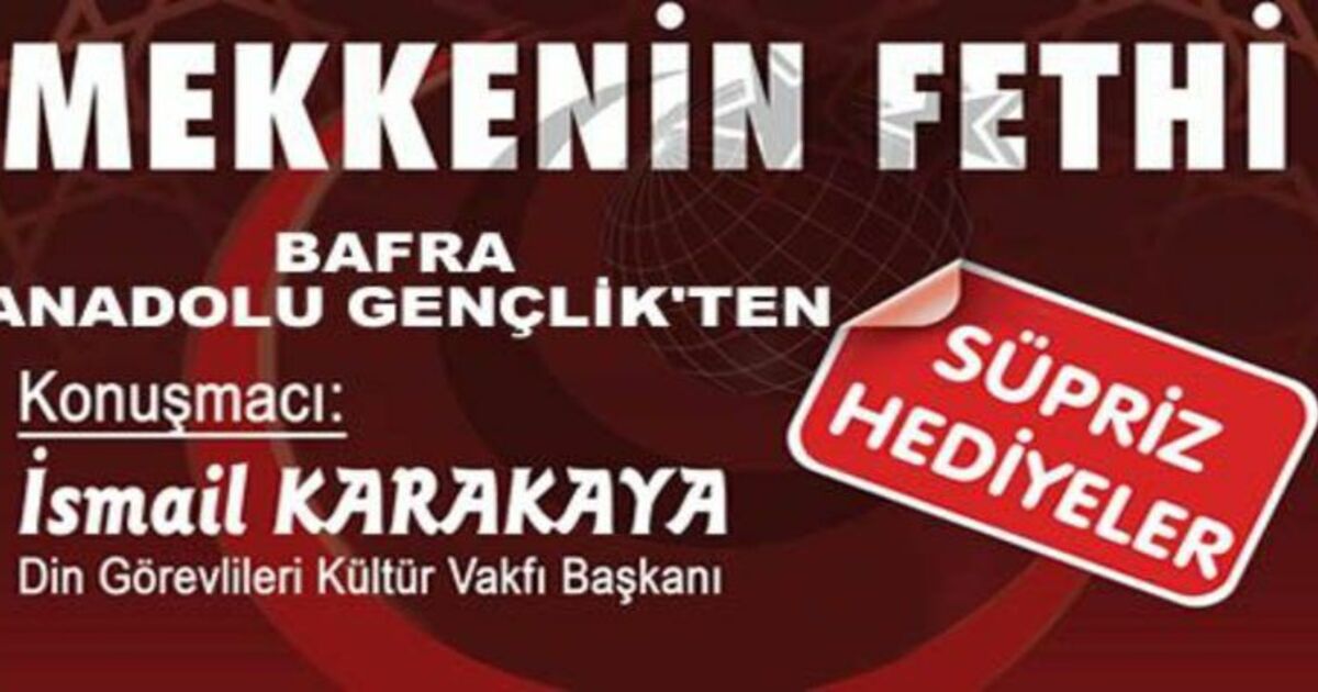 Mekke`nin Fethi Progamına Davet