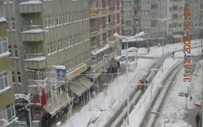 İlçe Merkezindeki Okullar Bugün Eğitime Ara Verdi.