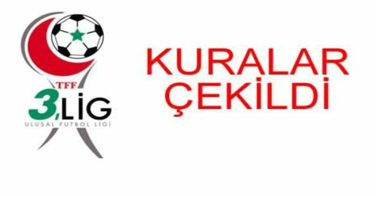Tff 3. Lig Fikstürü Seçildi