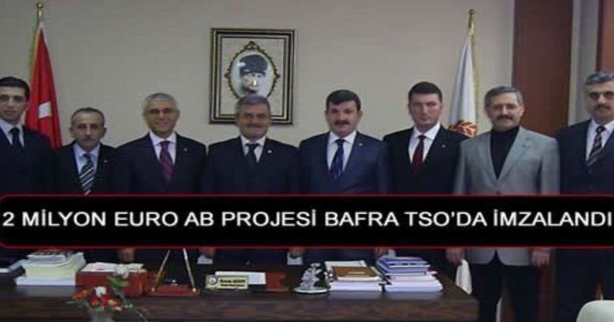 Bafra Tso`da İmza Töreni