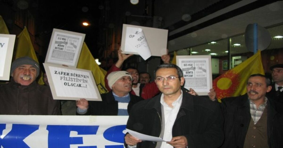 Bafra'da İsrail'i Protesto Eylemi