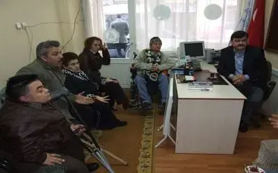 Ortopedik Özürlülerden Başkan Neiş'e Destek