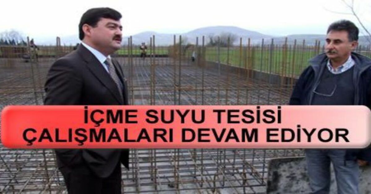 İçme Suyu Tesisi Çalışmaları Devam Ediyor