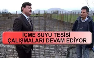 İçme Suyu Tesisi Çalışmaları Devam Ediyor