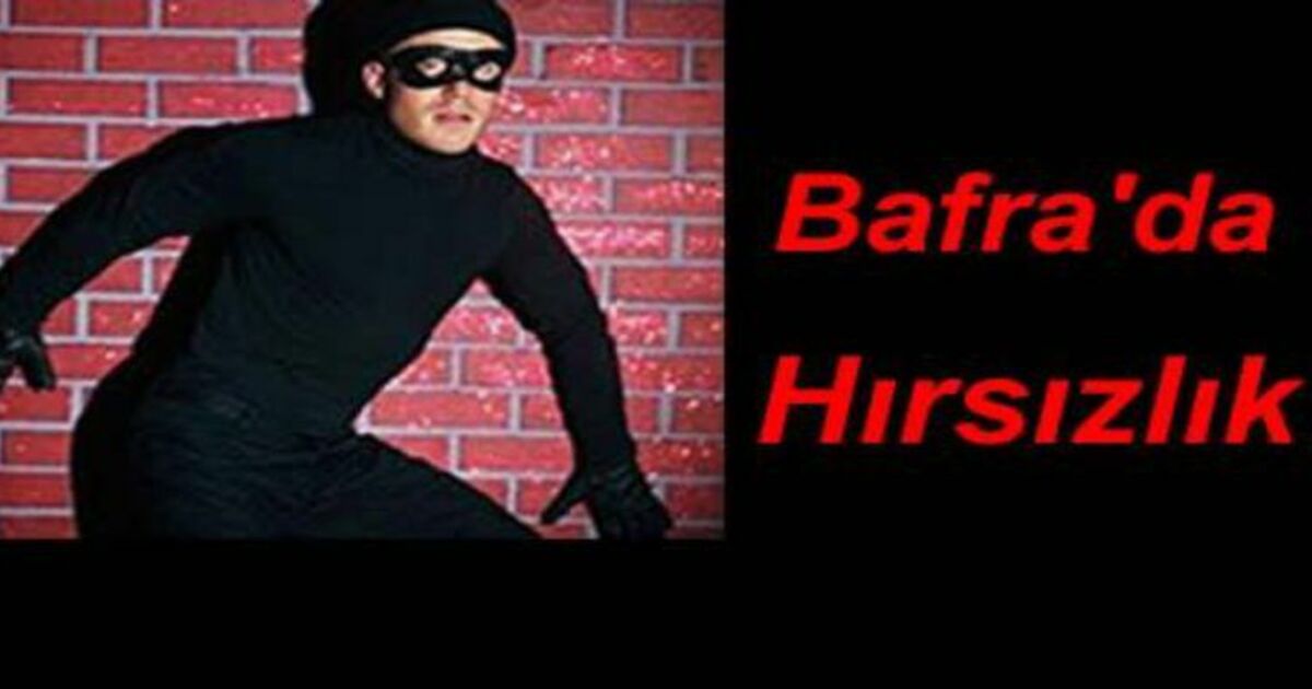 Bafra`da 2 Günde 4 Ayrı Yerden Hırsızlık