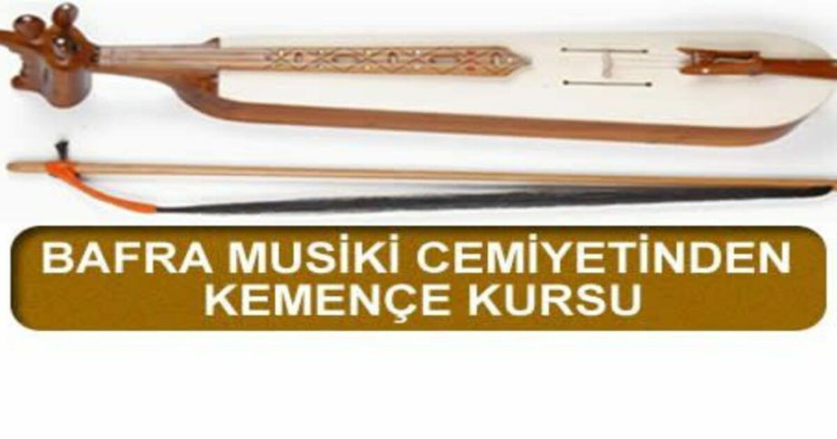 Musiki Cemiyeti`nden Kemençe Kursu