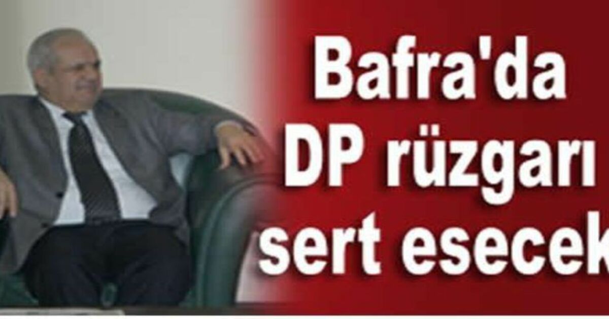 Bafra`da Dp Rüzgarı Sert Esecek