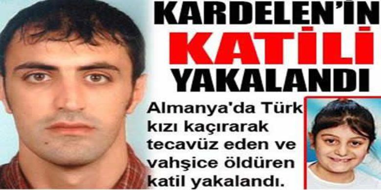 Katil Yakalandı - Almanya Paderborn`da 8 yaşındaki Türk kızı Kardelen Kıraç`ı 12 Ocak günü evlerinin önünden kaçırıp tecavüz ederek öldüren 29 yaşındaki Ali.K. Didim`de yakalandı.
