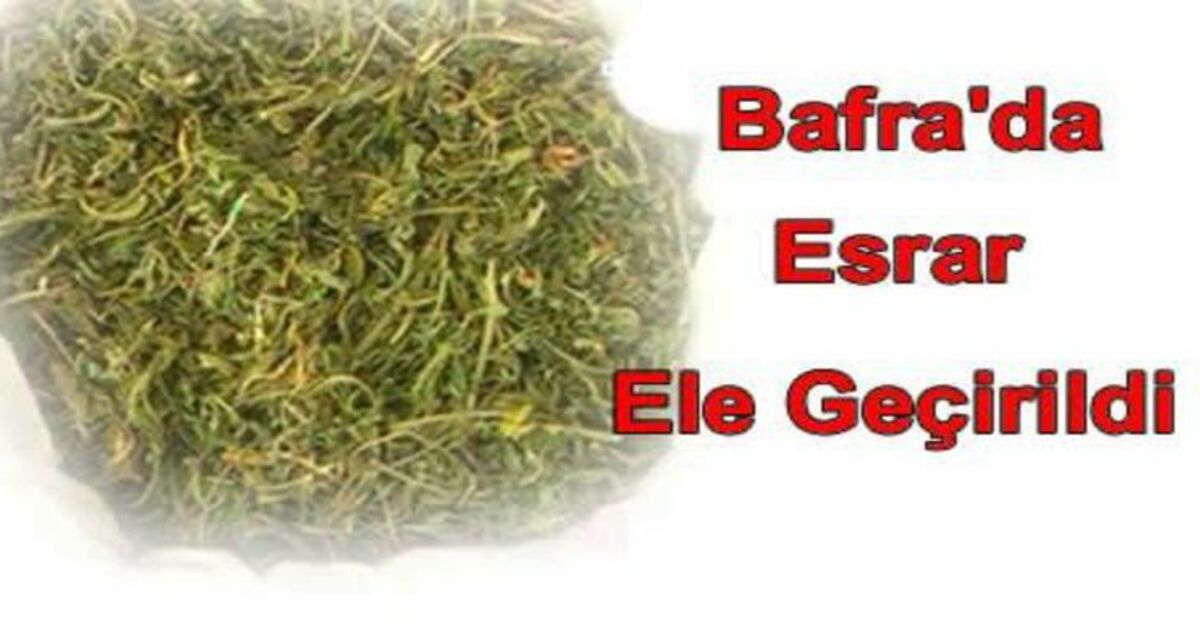 4 Gram Esrar Ele Geçirildi
