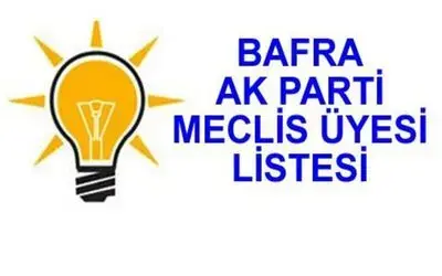Bafra Ak Parti Meclis Üyesi Listesi