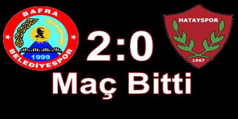 Bafra Belediyespor Hatayspor - Bafra Belediyespor Hatayspor`u yenerek ilk galibiyetini aldı.