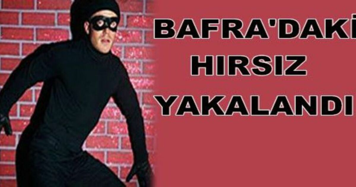 Hırsız Yakalandı