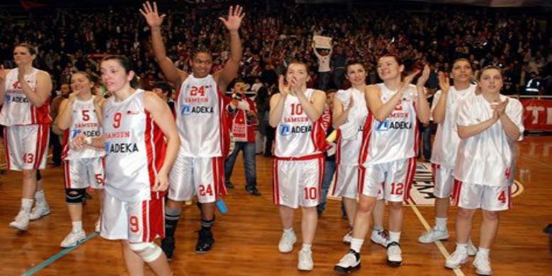 Sbk Engelini Yine Aşamadılar - Türkiye Bayanlar Basketbol Ligi`nde Samsun Basket`Çankaya Üniversitesi`ni  54-53 mağlup etti.
