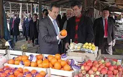 Hasan Aslan Esnaf Ziyaretlerinde