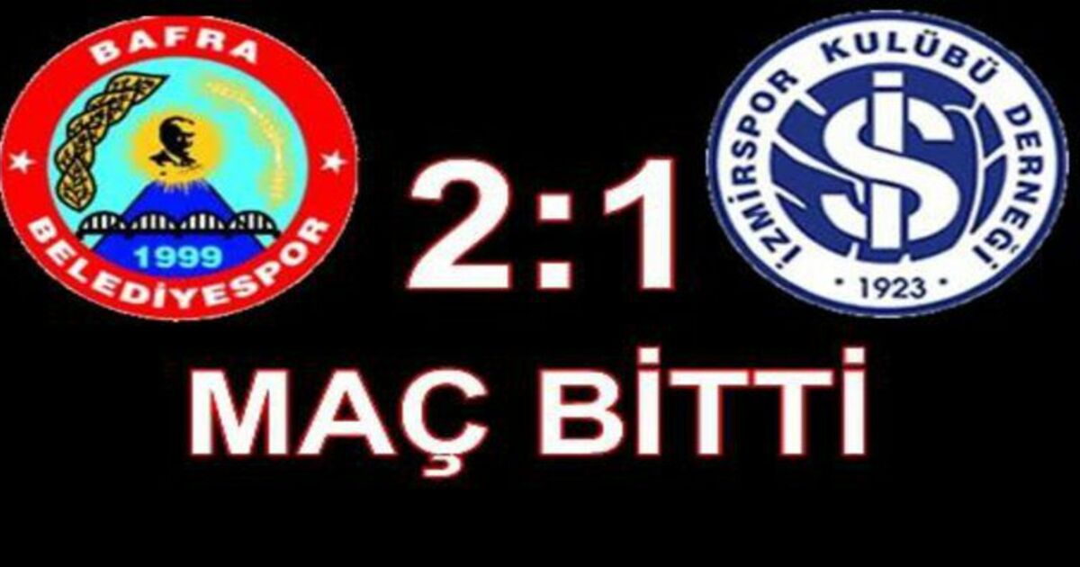 Bafra Belediyespor İzmirspor Karşılaşması