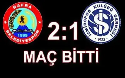 Bafra Belediyespor İzmirspor Karşılaşması
