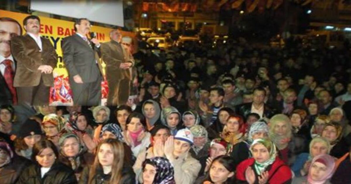 Ak Parti İsmetpaşa Mahallesi Mitingine Akın
