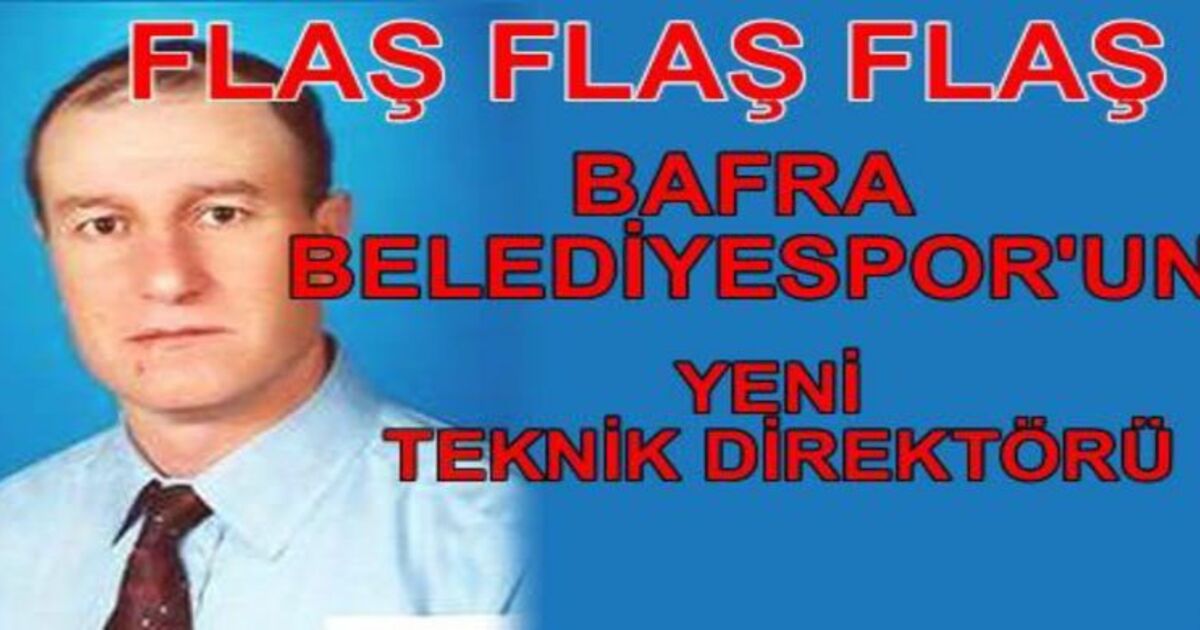 İşte Bafraspor`un Yeni Hocası