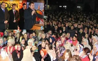 Ak Partinin İlk Mitingi Bayram Havasında Geçti