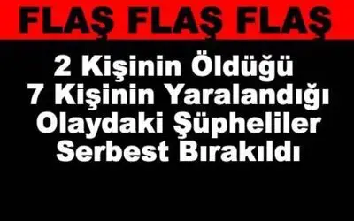 Şüpheliler Serbest Bırakıldı
