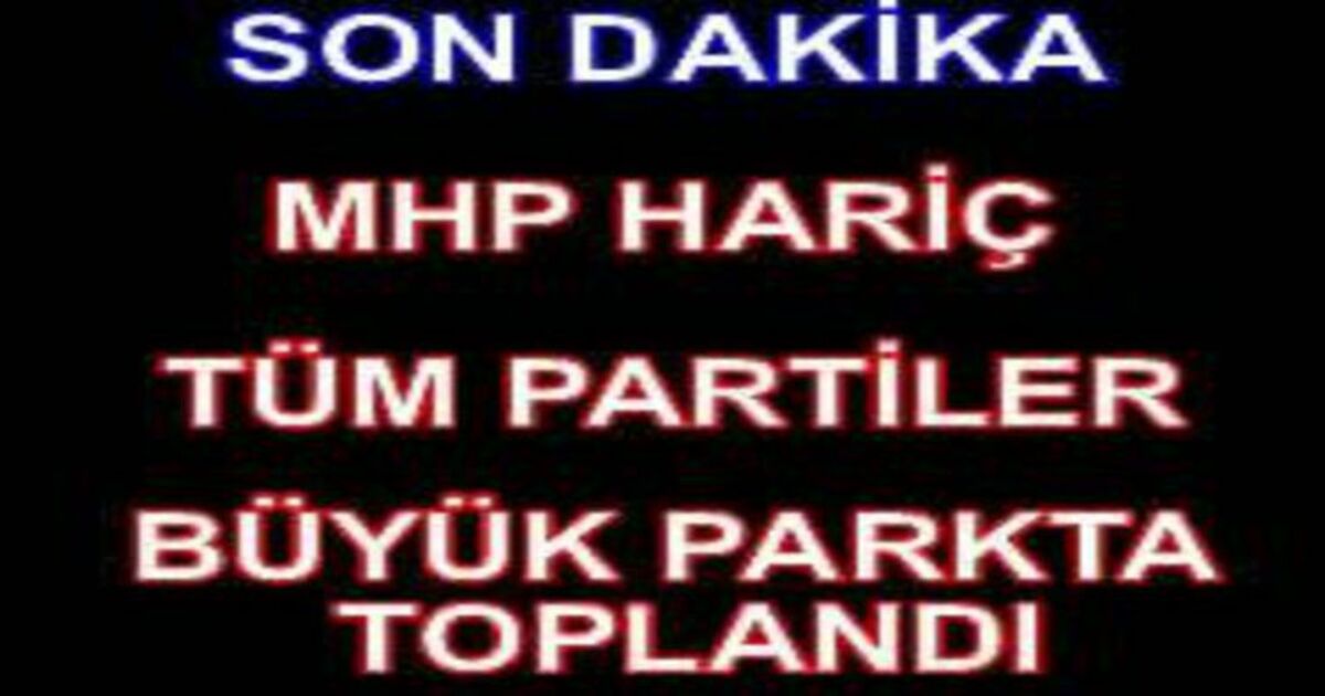 Adaylar Parkta Toplandı