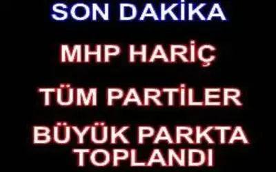 Adaylar Parkta Toplandı