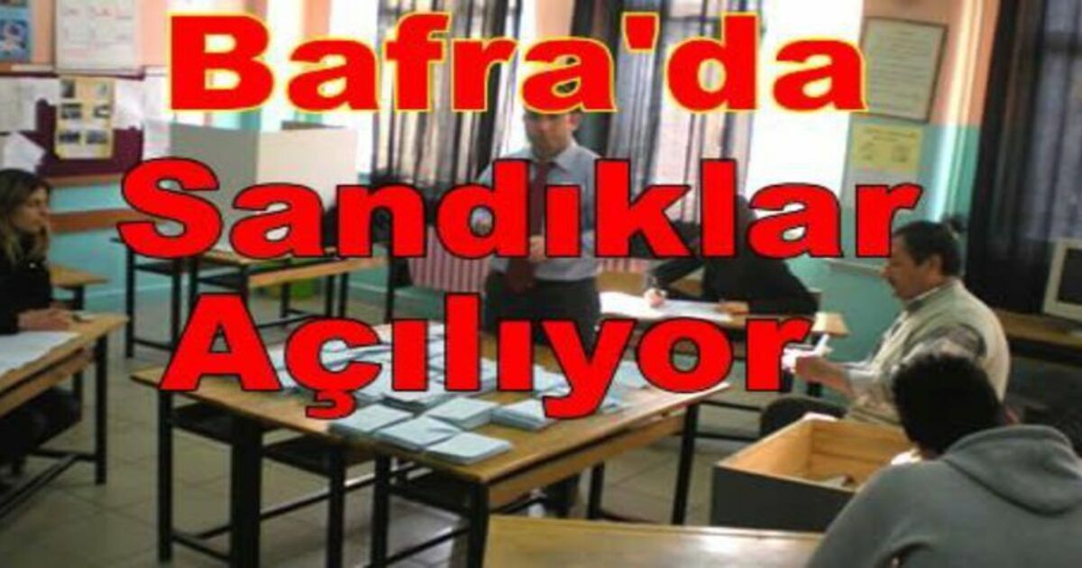 Sandıklar Açılmaya Başlandı