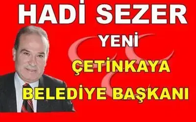 Sezer Çetinkaya Belediye Başkanı Oldu