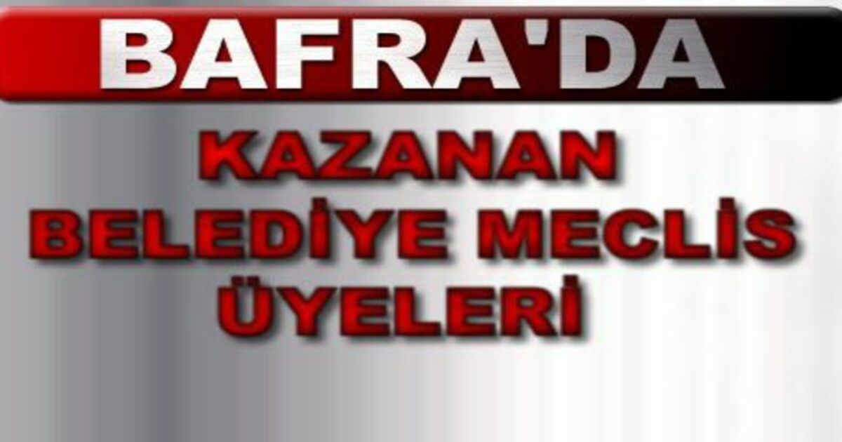 Kazanan Belediye Meclis Üyeleri