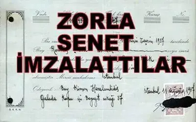 Zorla Senet İmzalattı