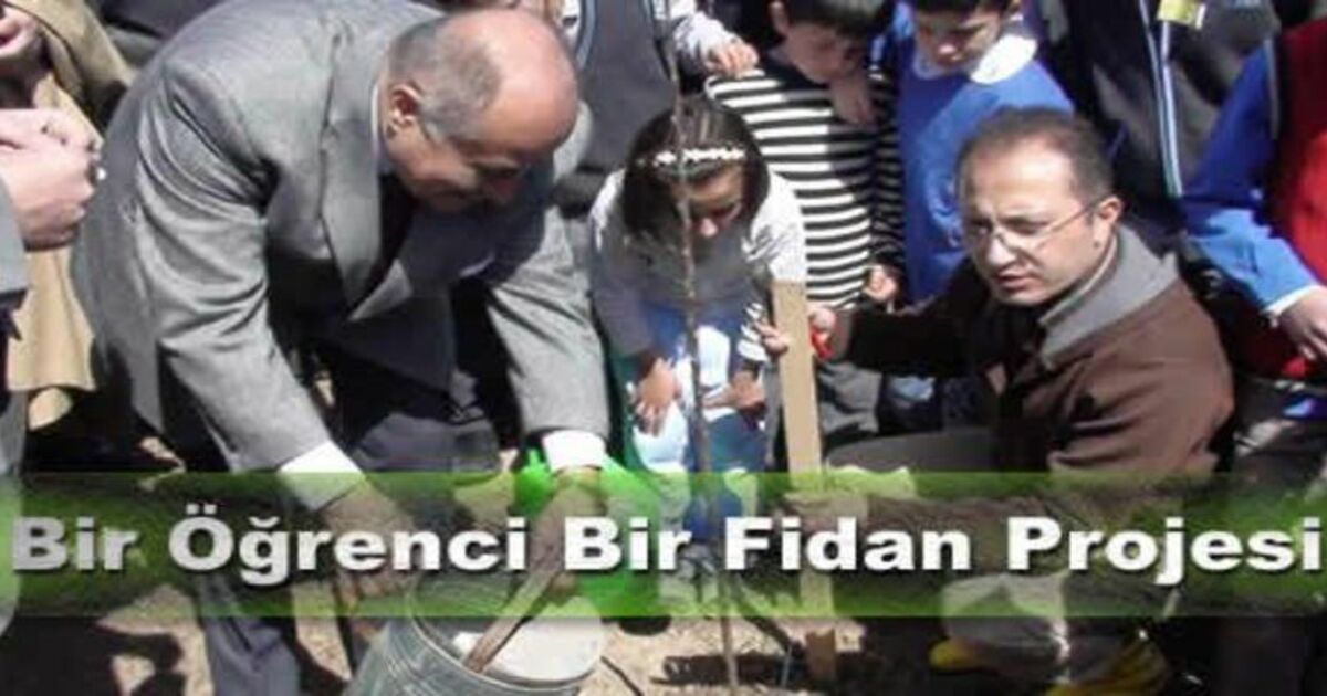 İlk Fidan Dikildi