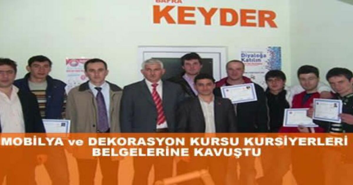 Kursiyerler Belgelerine Kavuştu