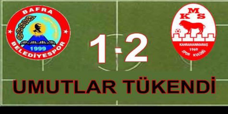 Bafra Belediyespor 1-2 Kahramanmaraş - TFF 3.Lig Yükselme grubunda mücadele eden Bafra Belediyespor Kahramanmaraşspor`u konuk ediyor