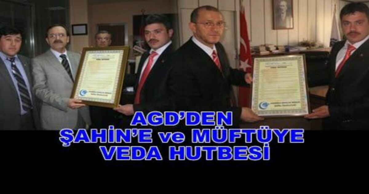 Şahin`e Ve Müftü`ye Veda Hutbesi