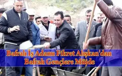 Bafralı İş Adamı Alışkan Baraj Yapıyor
