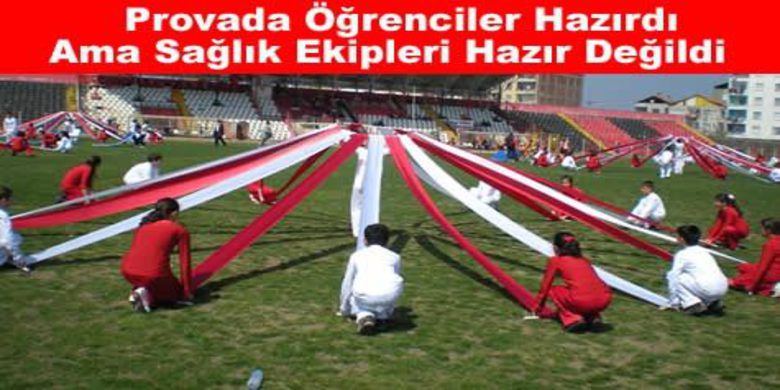 23 Nisan Genel Provaları Yapıldı - 23 Nisan Perşembe Günü Şehir Stadında kutlanacak olan 23 Nisan Ulusal Egemenlik Bayramı için öğrenciler bugün saat 10.00`da Bafra Şehir Stadında Genel Provalarını yaptılar.