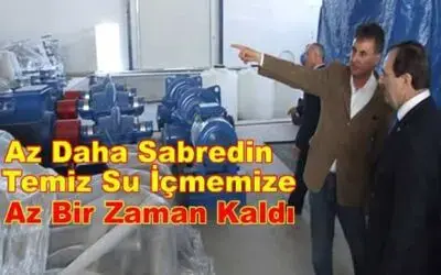 Şahin Su Arıtma Tesisinde