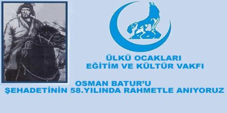 Bafra Ülkü Ocakları Basın Açıklaması - Çin Zulmüne karşı destansı direnişin sembolü Osman Batur`u şehadetinin  58. Yıldönümünde rahmetle anıyoruz.