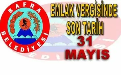 Bafra Belediyesi Emlak Vergisi Duyurusu