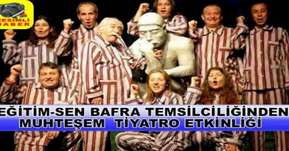 Deliler Boşandı Oyunu Bafra`da Sahnelendi