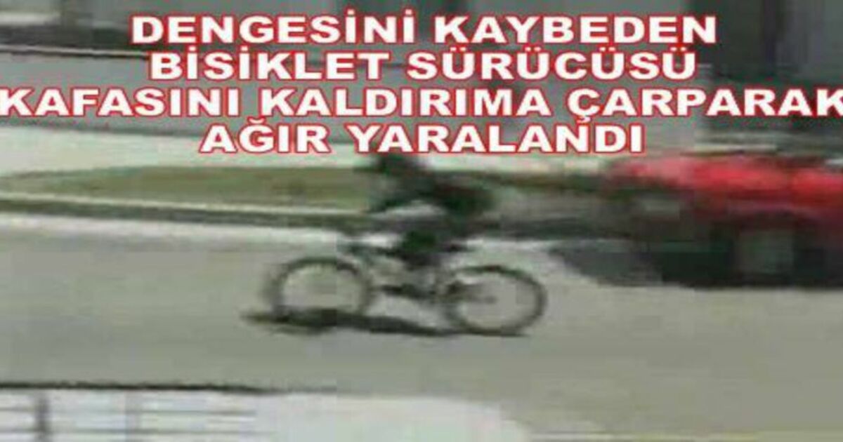 Bafra`da Bisiklet Kazası