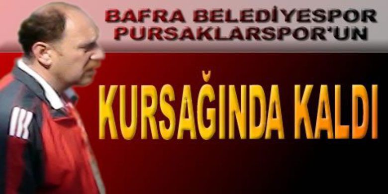 Bafra Belediyespor 2-1 Pursaklarspor - TFF 3. Lig Yükselme Grubunda Bafra Belediyespor Pursaklarspor`u 2-1 mağlup etti.