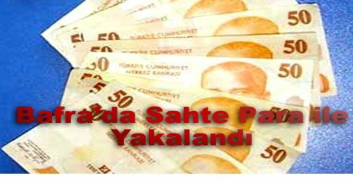 Sahte Para İle Yakalandı